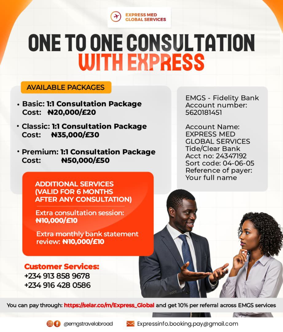 1:1 Consultation Packages