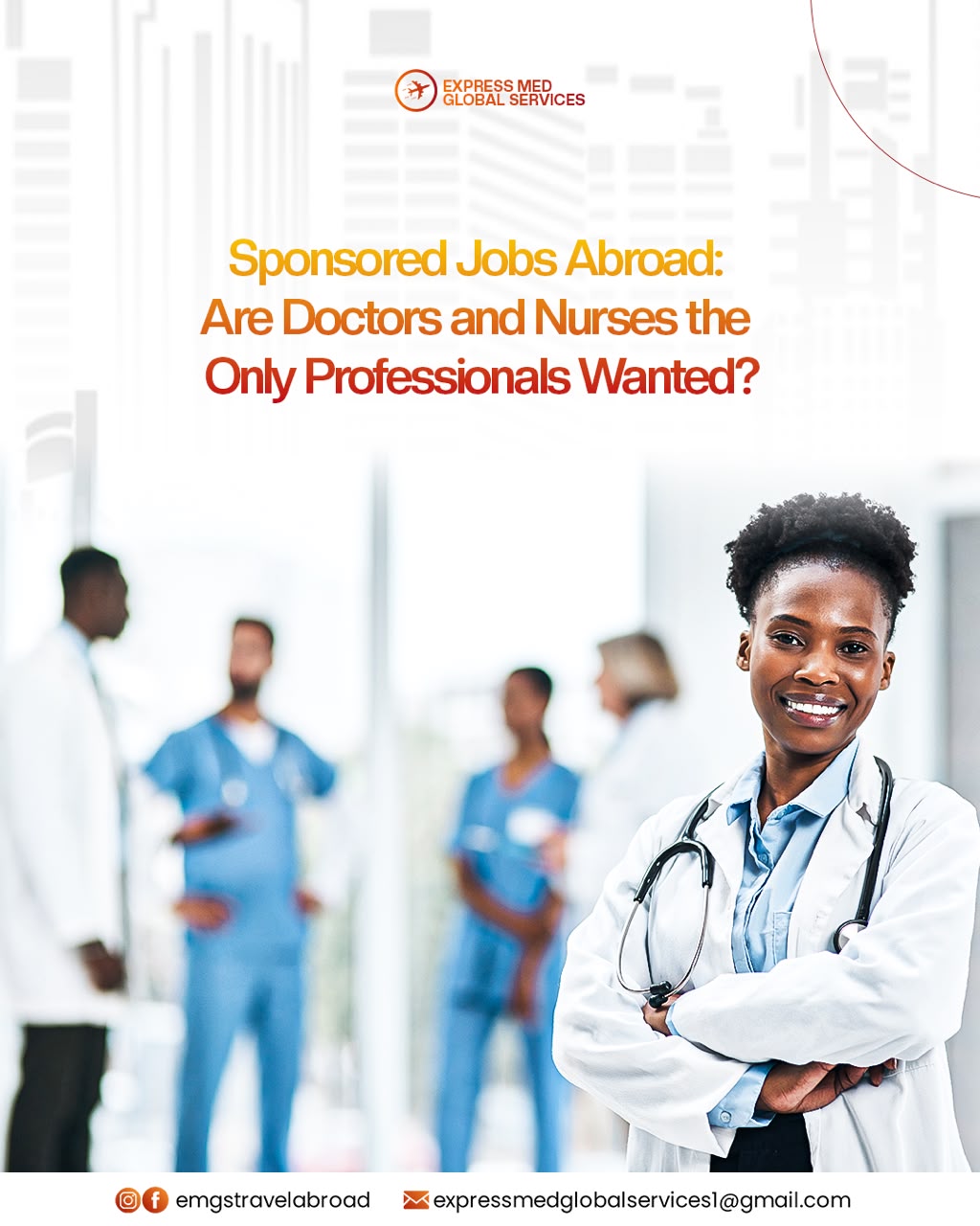 Sponsored Jobs Abroad: Are Doctors and Nurses the Only Professionals Wanted?